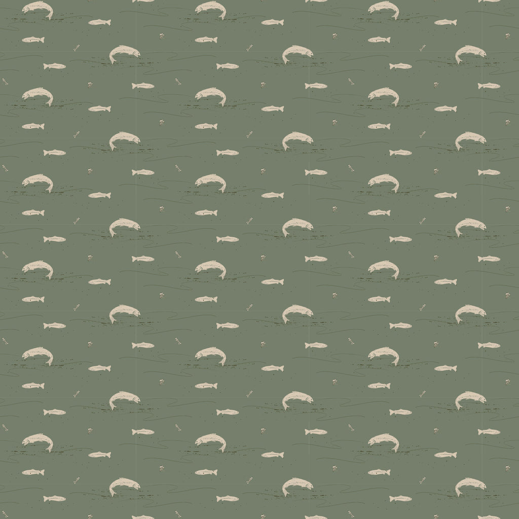Trout Wallpaper by Cassandra Zaniboni
