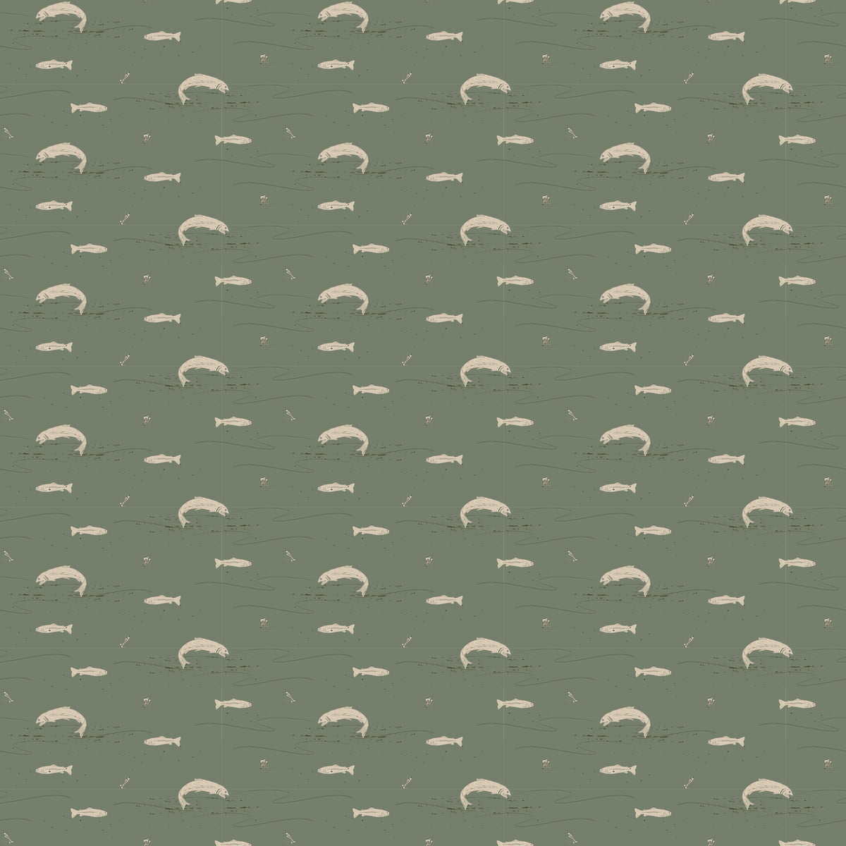 Trout Wallpaper by Cassandra Zaniboni