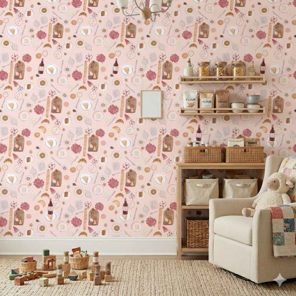 Pollyanne Wallpaper by Peggy Faucheux