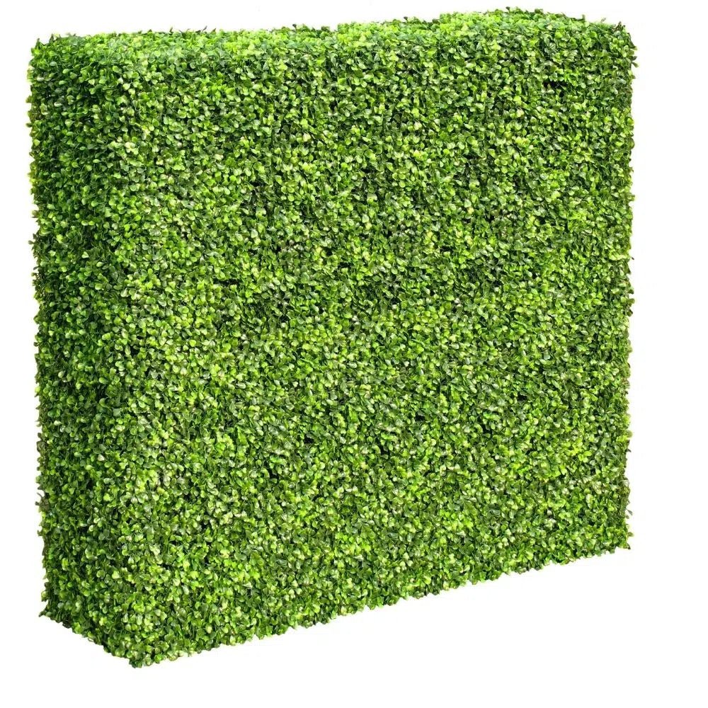 Light Green Boxwood Artificial Hedge 40×40in – UV Resistant – Commercial Grade