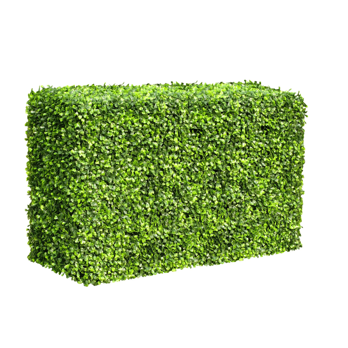Light Boxwood Artificial Hedge 40×20in – UV Resistant – Commercial Grade