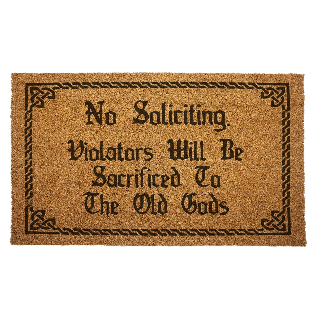 Violators Will Be Sacrificed Door Mat