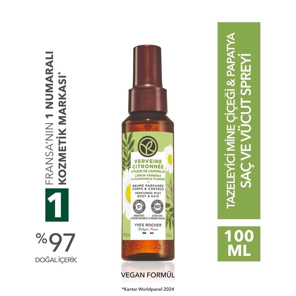 Verbena & Chamomile Hair & Body Mist - Refreshing Vegan Spray 100ml