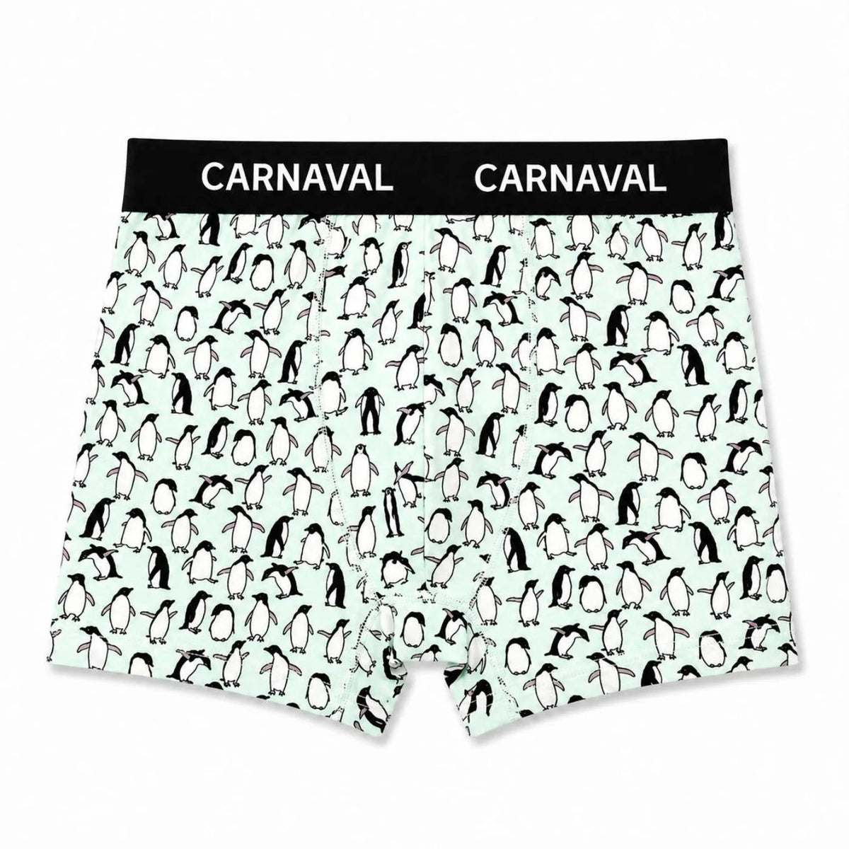 Carnaval Socks Penguin Pattern Men's Boxer Briefs Medium 1 Count