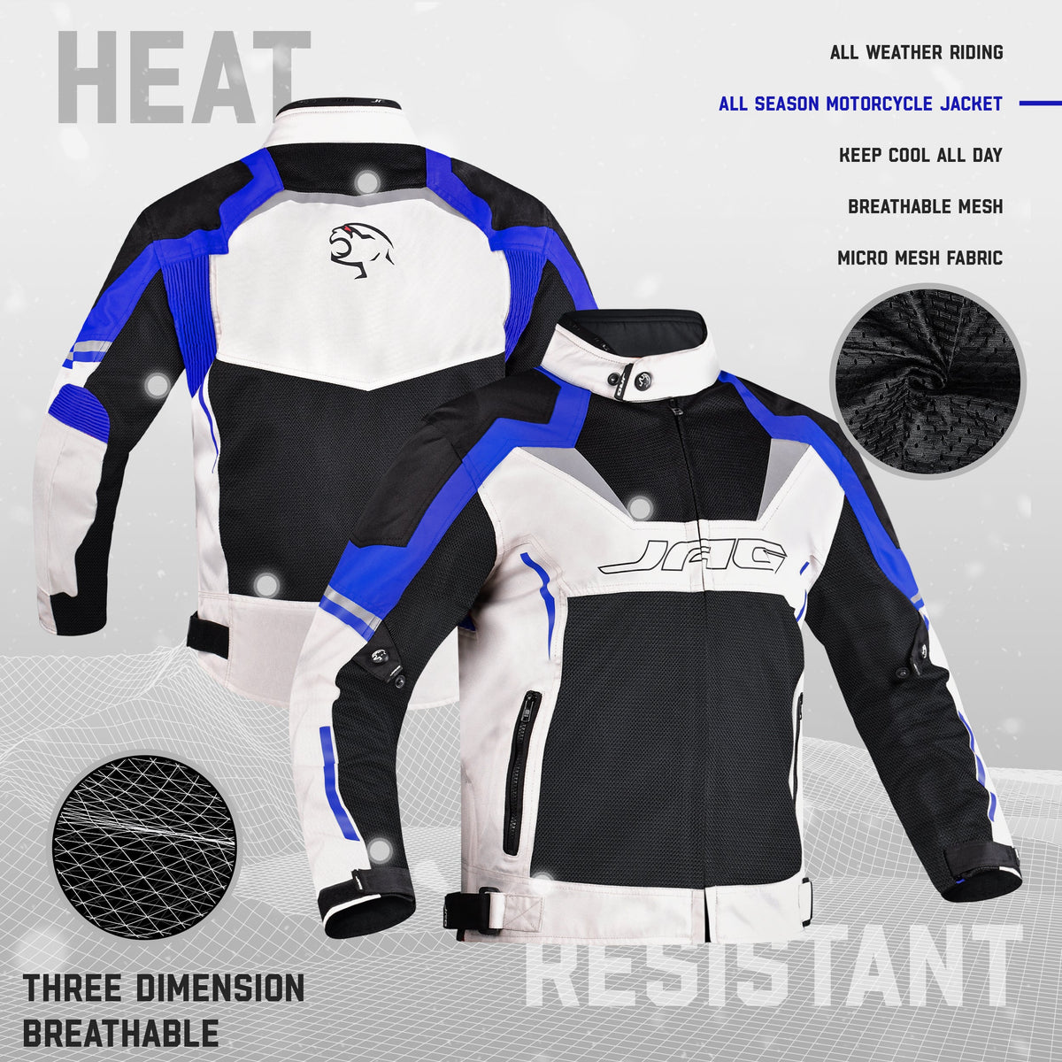 Horizon Motorcycle Jacket | CE Certified Protective Jacket