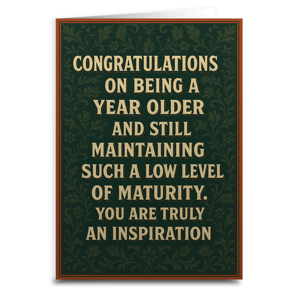 You Are Truly an Inspiration Birthday Card