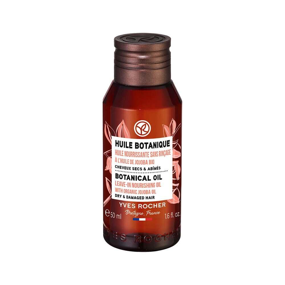 Yves Rocher Nourishing Hair Care Oil for Dry & Damaged Hair - Organic Jojoba Oil, 1.69 fl oz