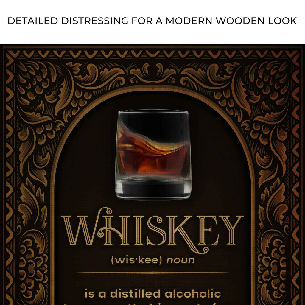 Whiskey Definition Sign