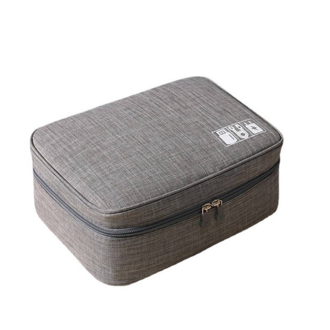 Data cable storage bag, large-capacity grid charger storage bag, mobile hard disk, earphone bag, travel portable waterproof digital bag.