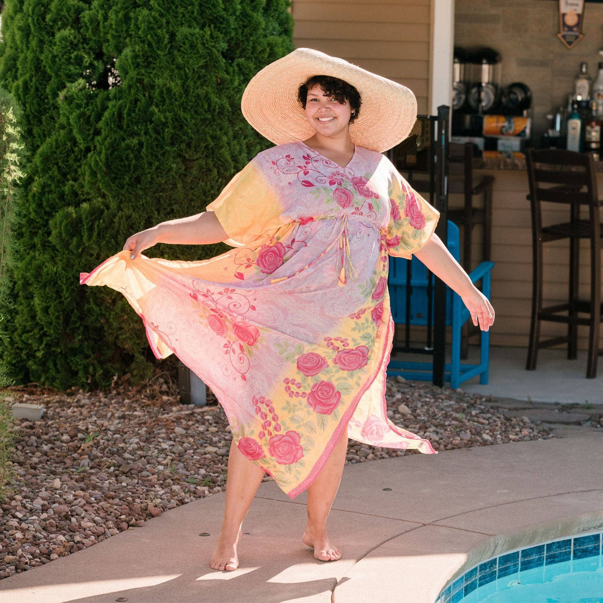 Aanya Adjustable Long Kaftan Dress