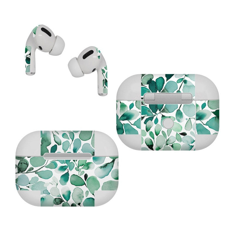 Watercolor Eucalyptus Leaves - Apple AirPods Pro Skin