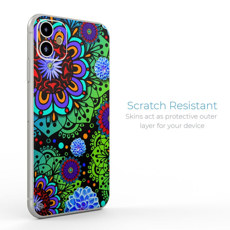 Funky Floratopia - Apple iPhone 11 Skin