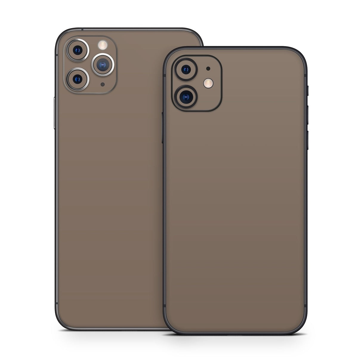 Solid State Flat Dark Earth - Apple iPhone 11 Skin
