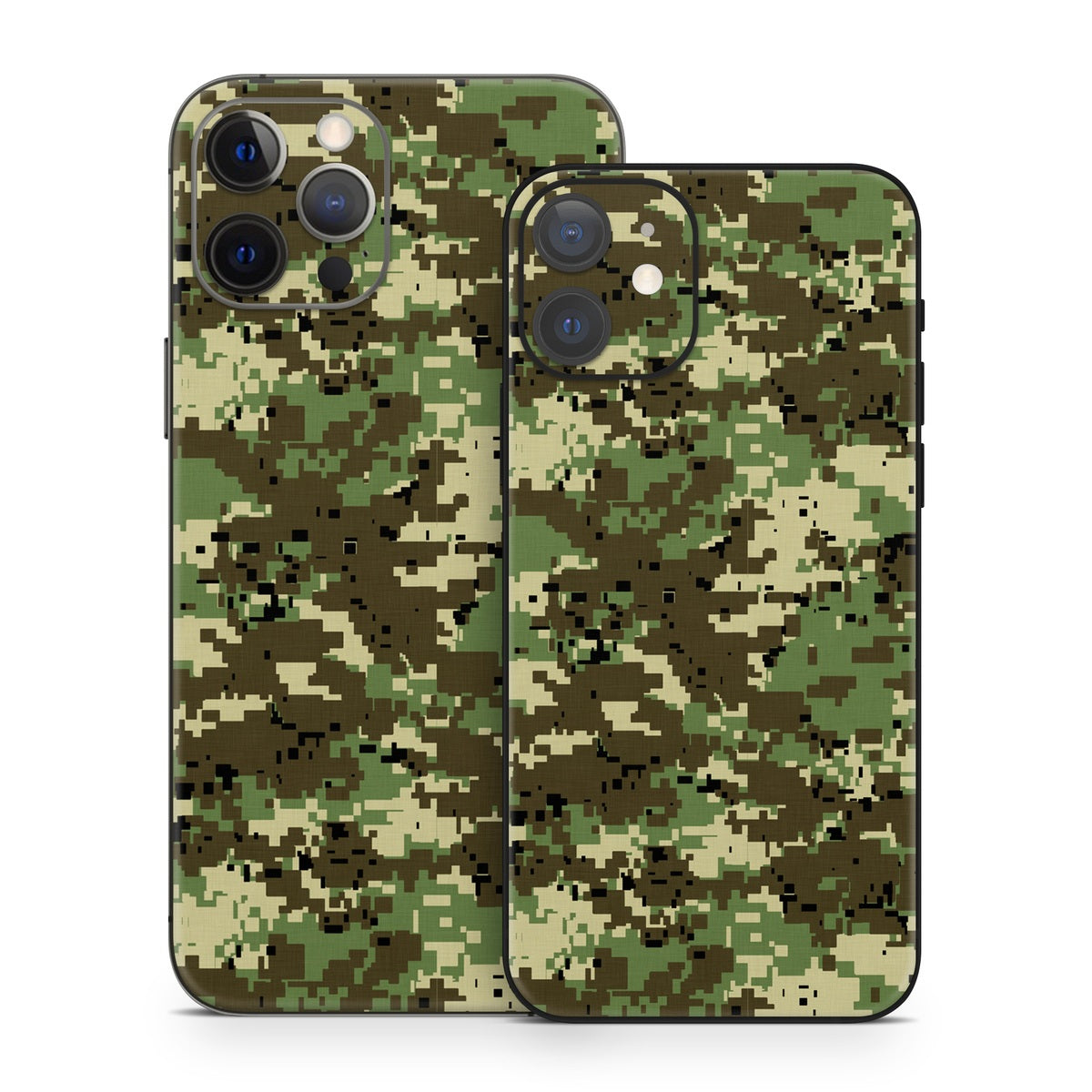 Digital Woodland Camo - Apple iPhone 12 Skin