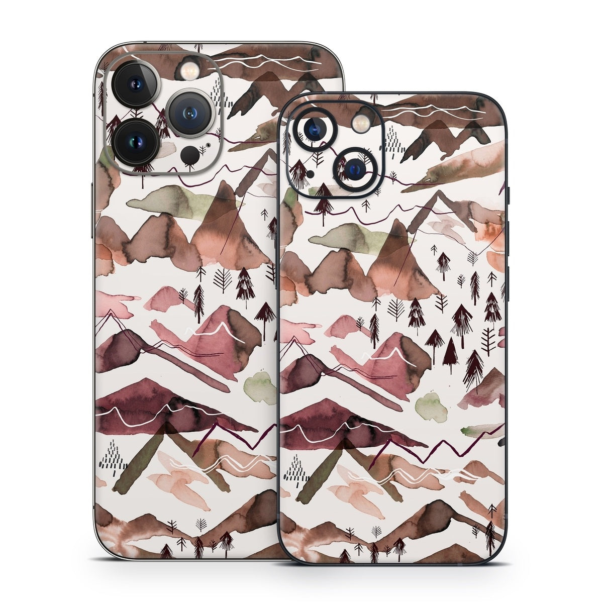 Red Mountains - Apple iPhone 13 Skin