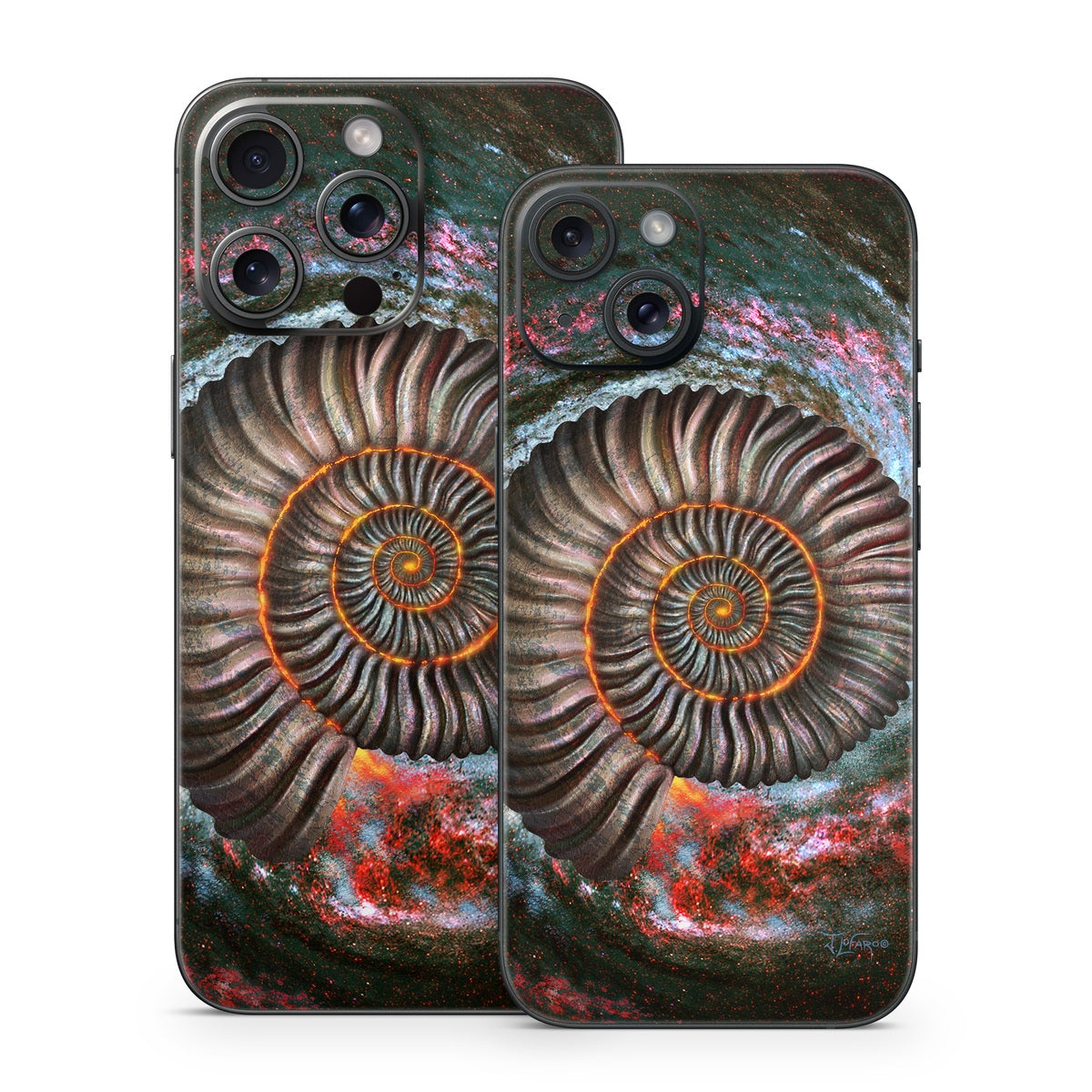 Ammonite Galaxy - Apple iPhone 15 Skin