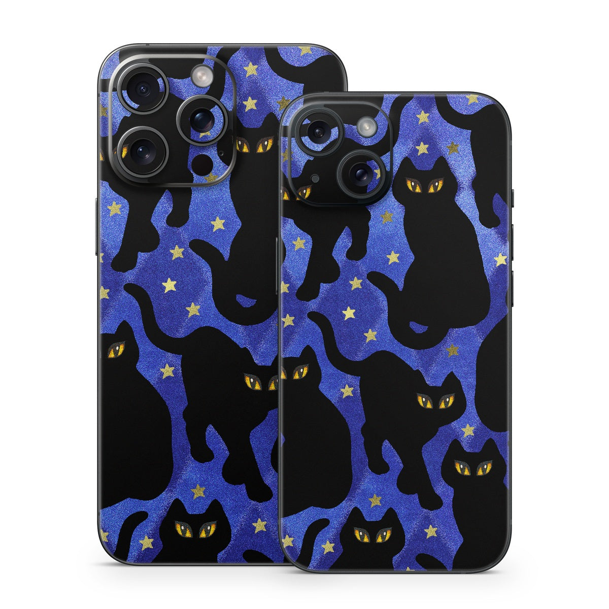 Cat Silhouettes - Apple iPhone 15 Skin