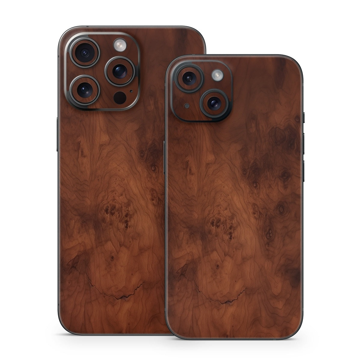 Dark Burlwood - Apple iPhone 15 Skin