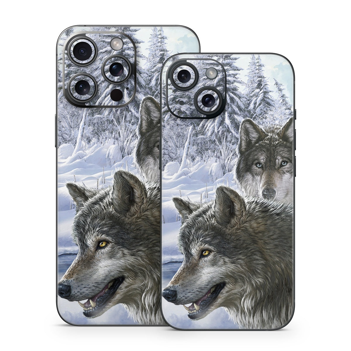 Snow Wolves - Apple iPhone 15 Skin