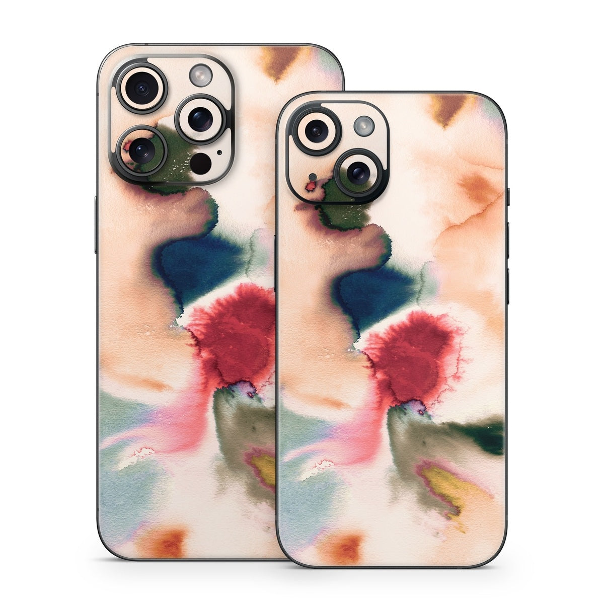 Abstract Watercolor Mineral - Apple iPhone 15 Skin