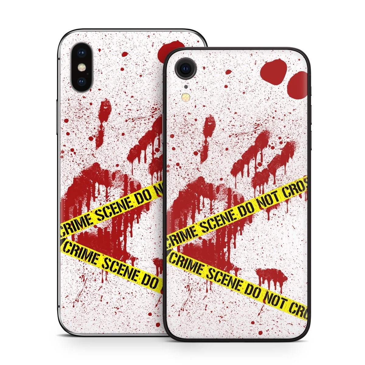 Crime Scene Revisited - Apple iPhone X Skin