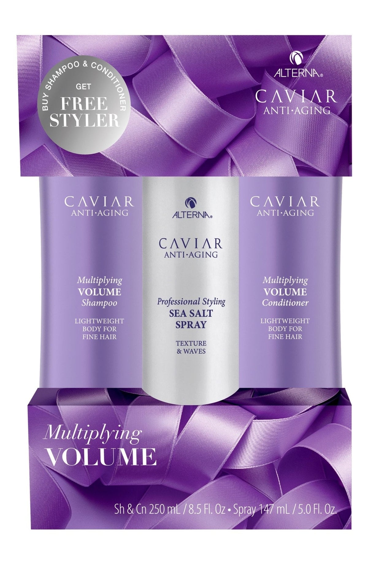 Alterna Caviar Anti-Aging Multiplying Volume Trio Set