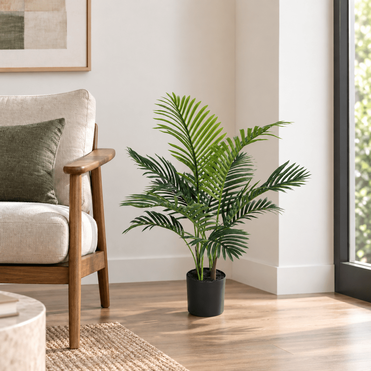 Areca Palm Artificial Tree 35.4in