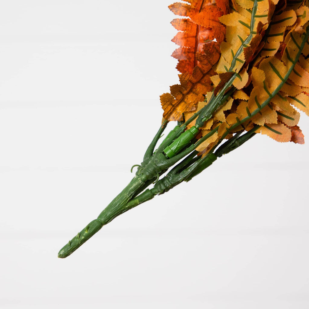19" Autumn Artificial Fall Boston Fern - Set of 6