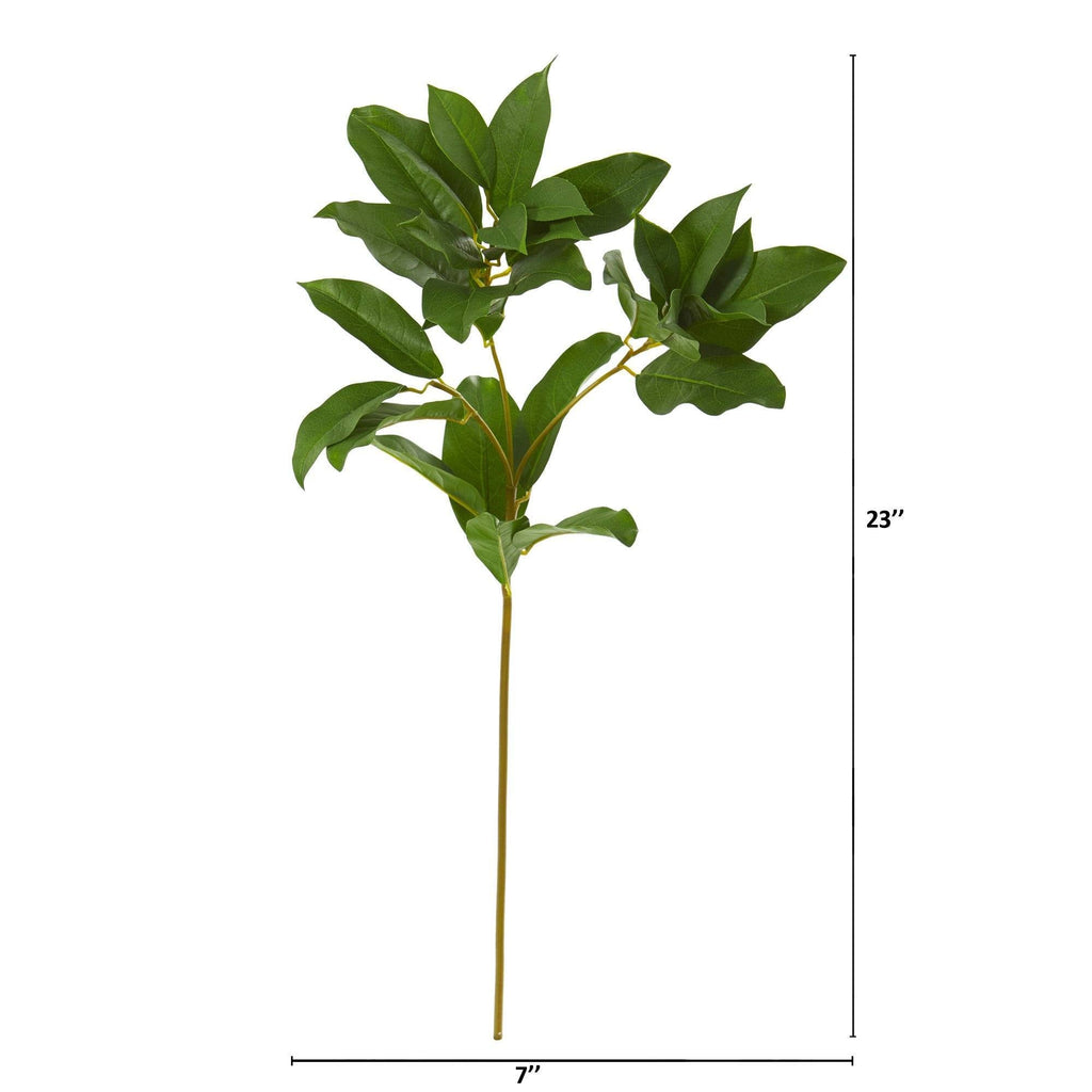 23” Laurel Leaf Artificial Spray (Set of 6)