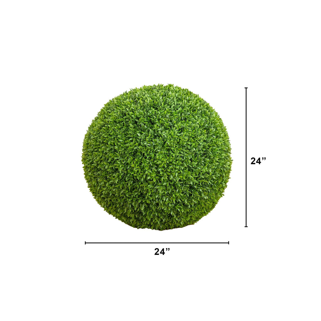 24” UV Resistant Artificial Boxwood Ball (Indoor/Outdoor)
