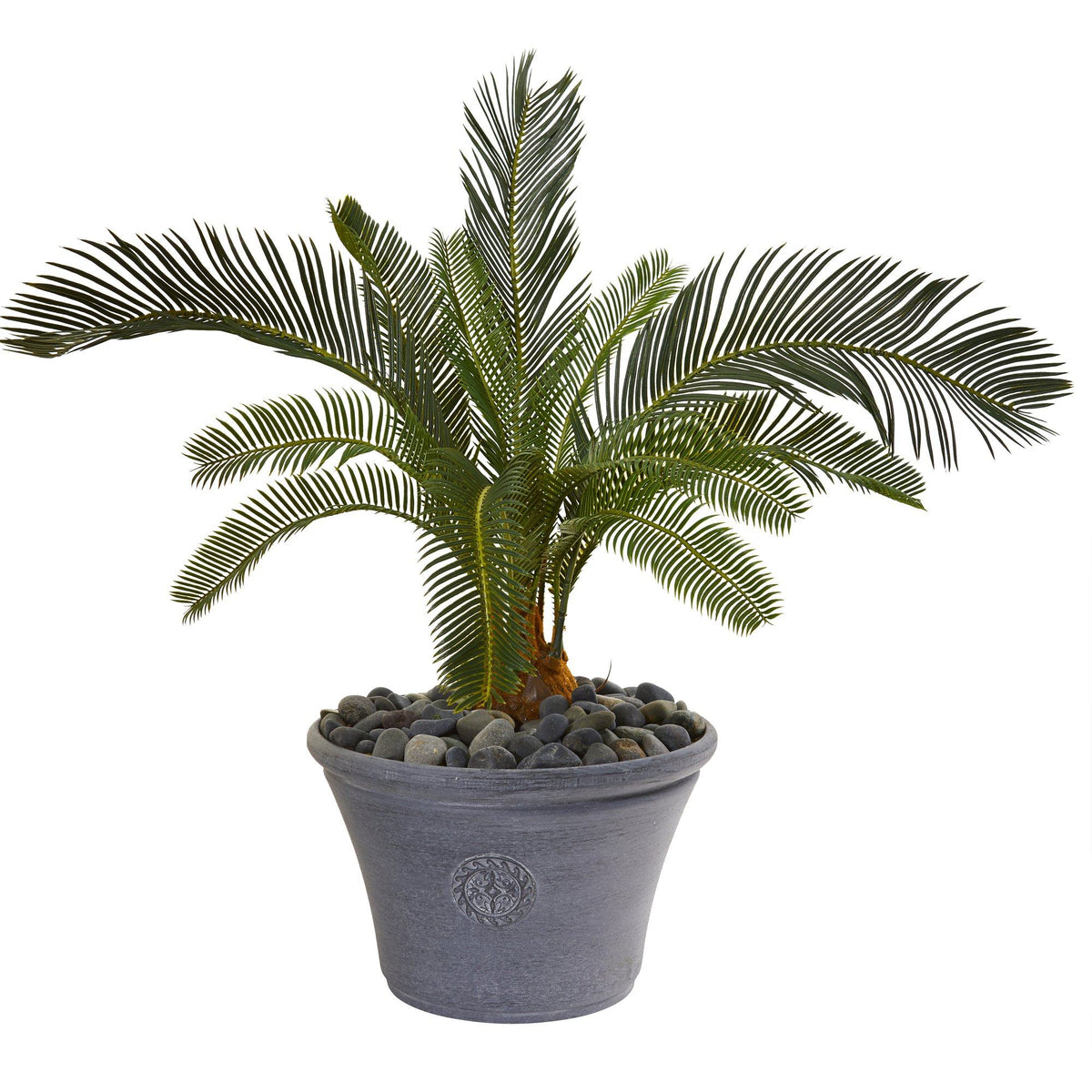 25” Cycas Artificial Plant in Decorative Planter