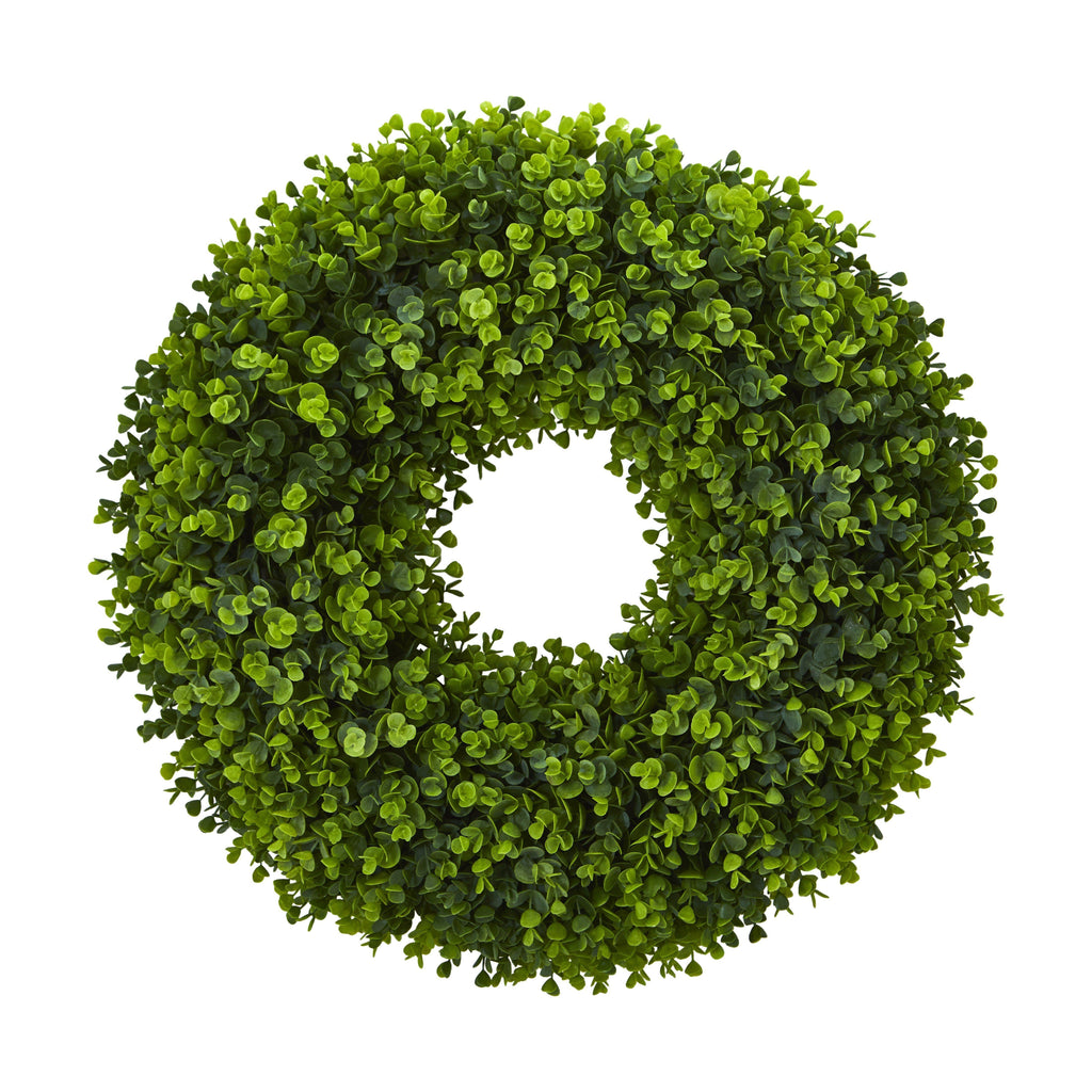 25” Eucalyptus Artificial Wreath
