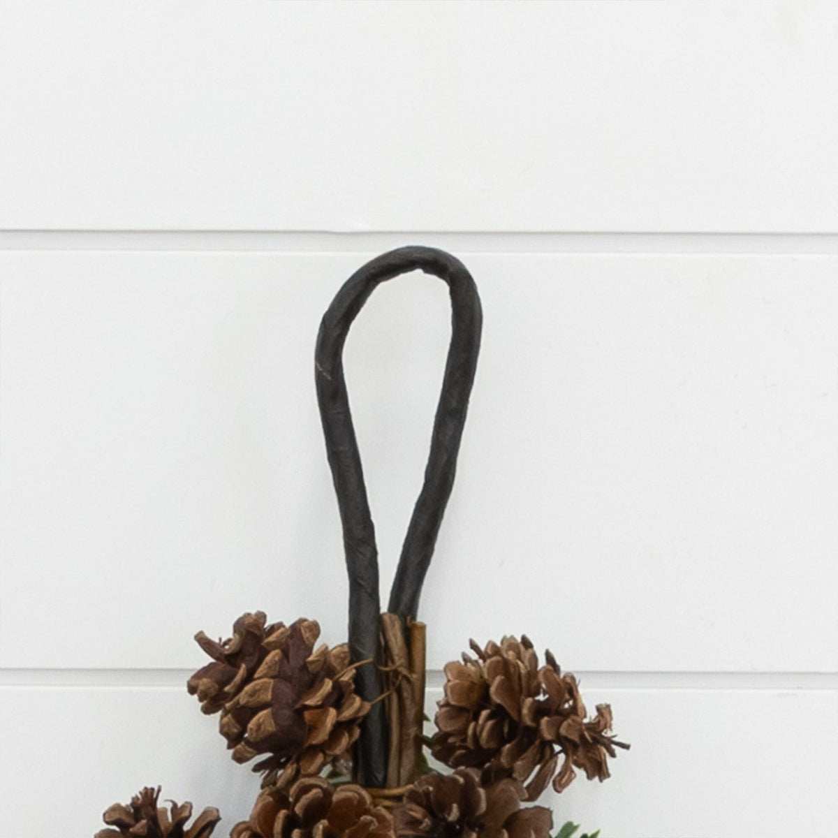 26” Artificial Pine & Pine Cone Teardrop