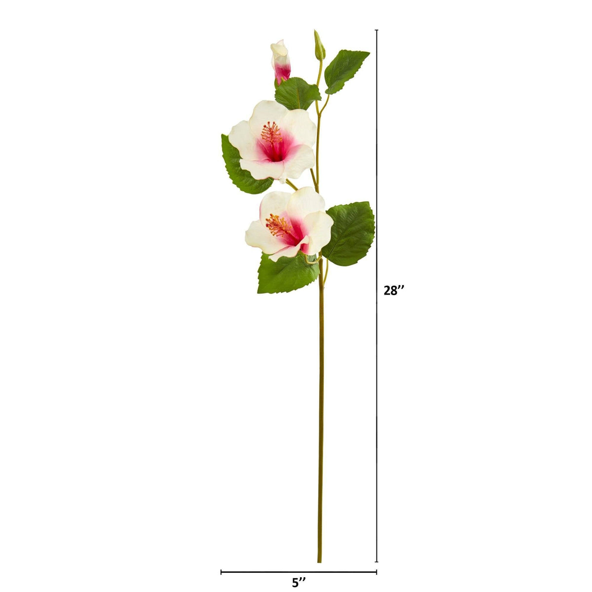 28” Hibiscus Artificial Flower (Set of 12)