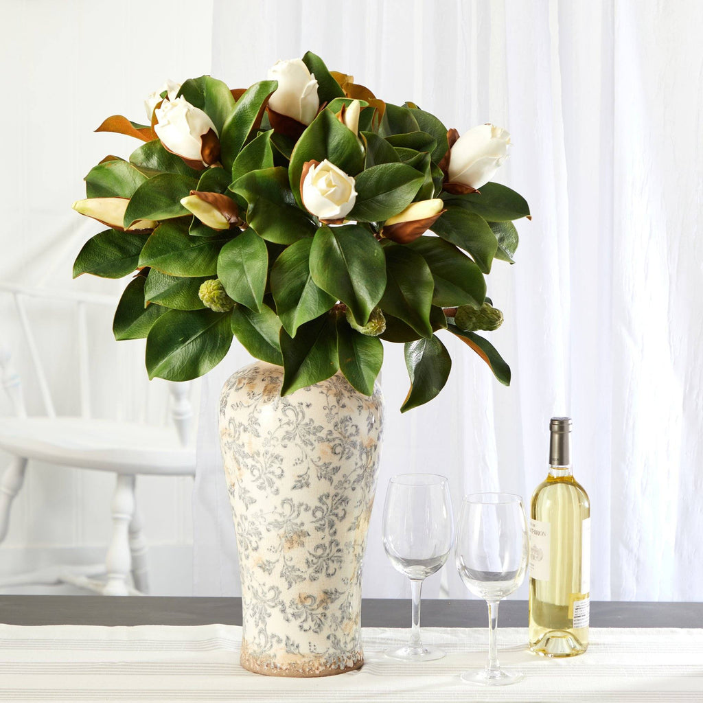29” Magnolia Artificial Plant in Designer Planter