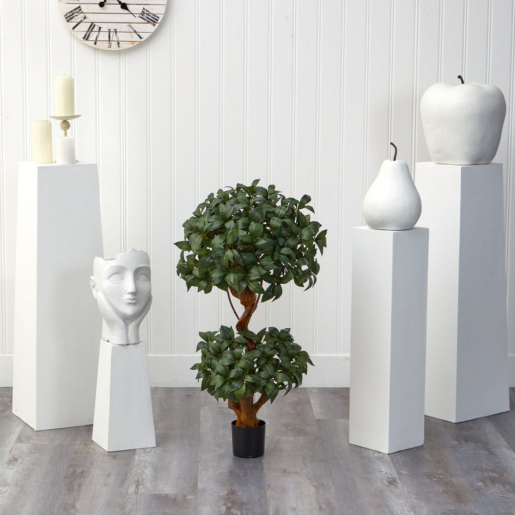 3’ Sweet Bay Double Ball Topiary Artificial Tree