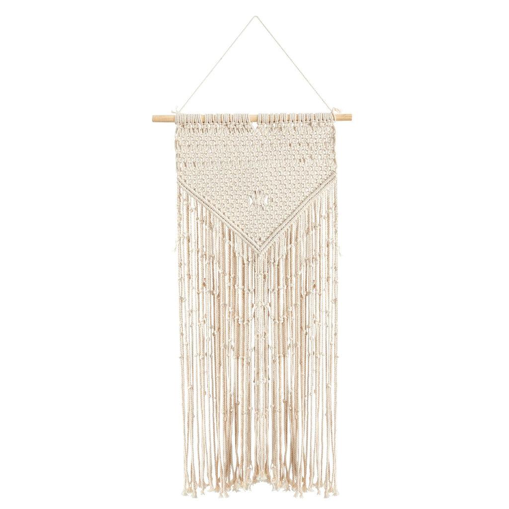 34” x 18” Hand Crafted Boho Macrame Wall Hanging Decor