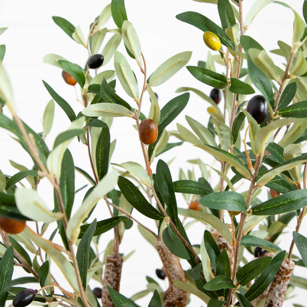 3.5’ Artificial Olive Tree with Lush Design