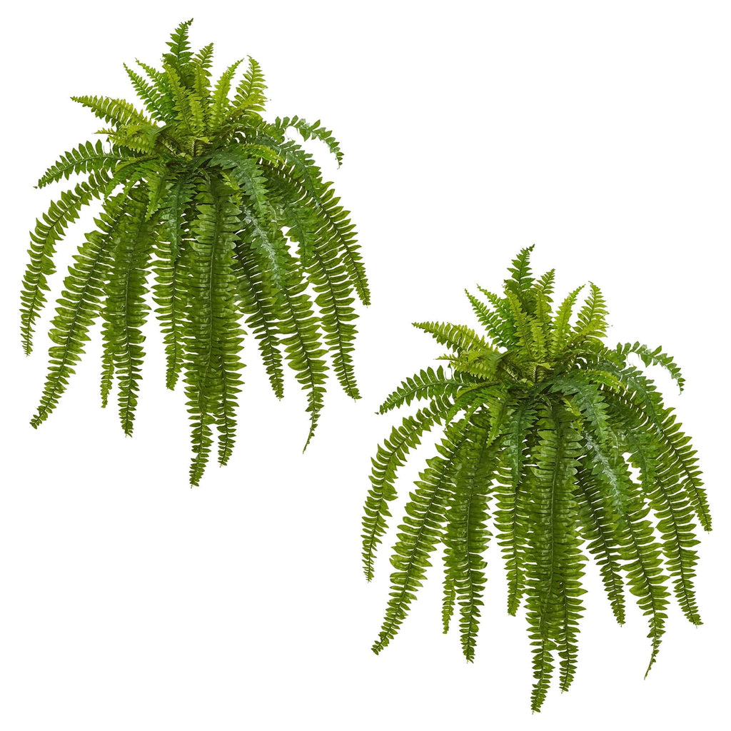35” Boston Fern Artificial Plant (Set of 2)