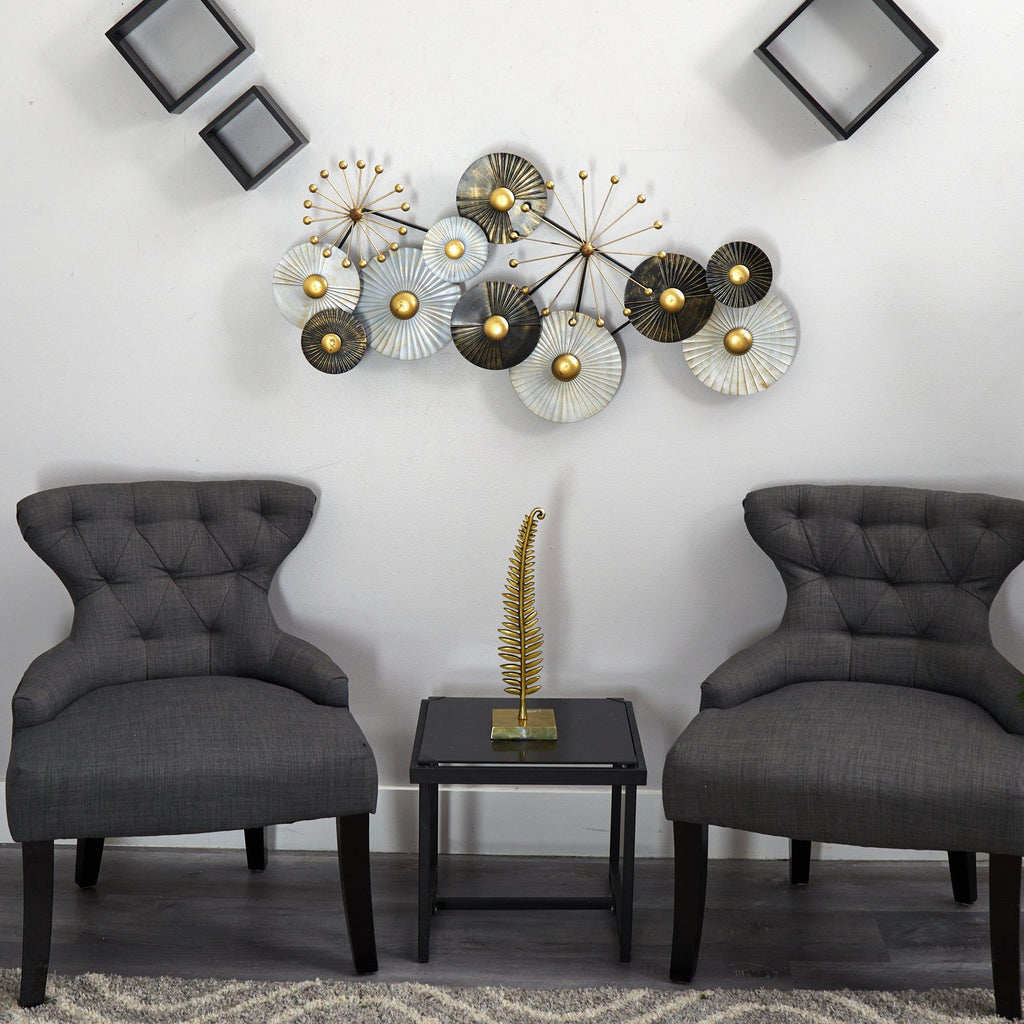 3.5’ x 2’ Urban Layered Metal Wall Art Decor