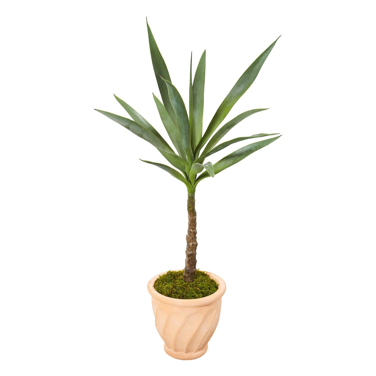 35” Yucca Artificial Plant in Terra-Cotta Planter