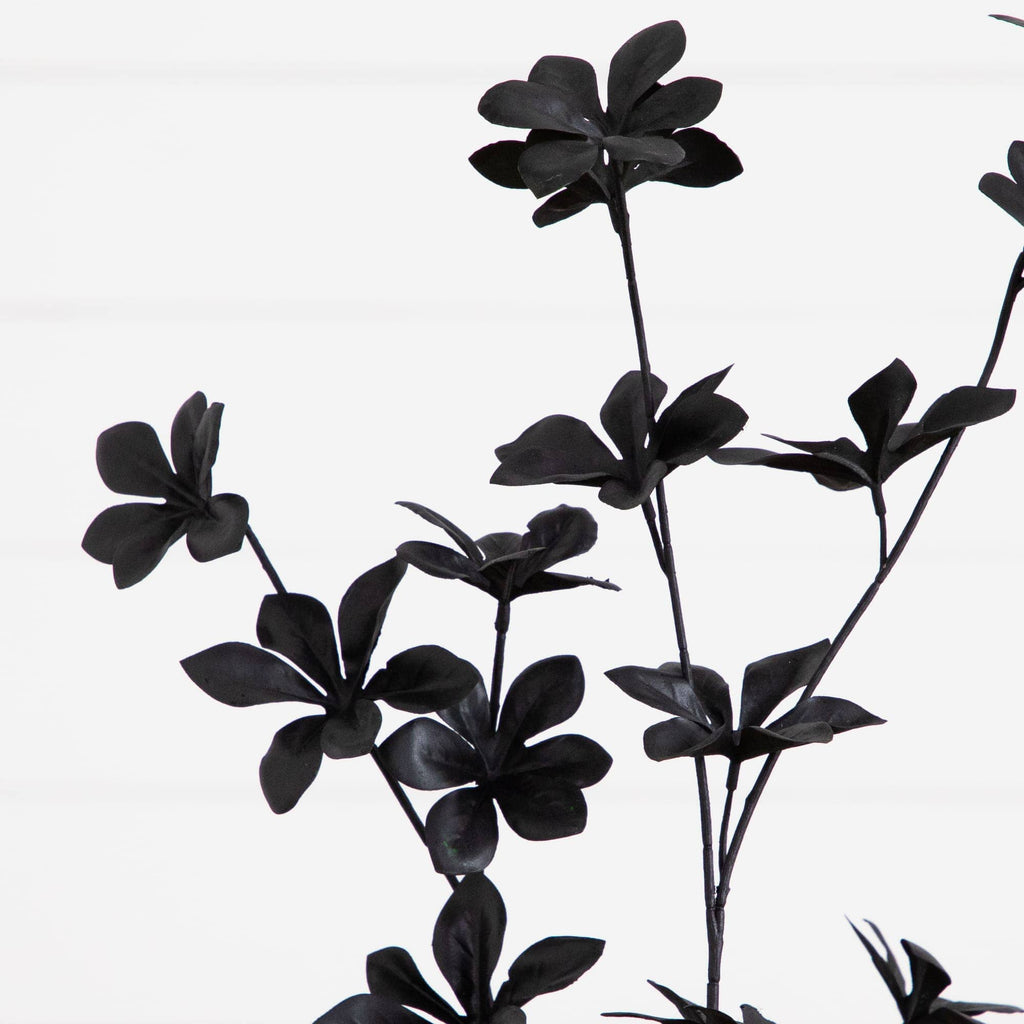 4' Artificial Halloween Black Enkianthus Tree