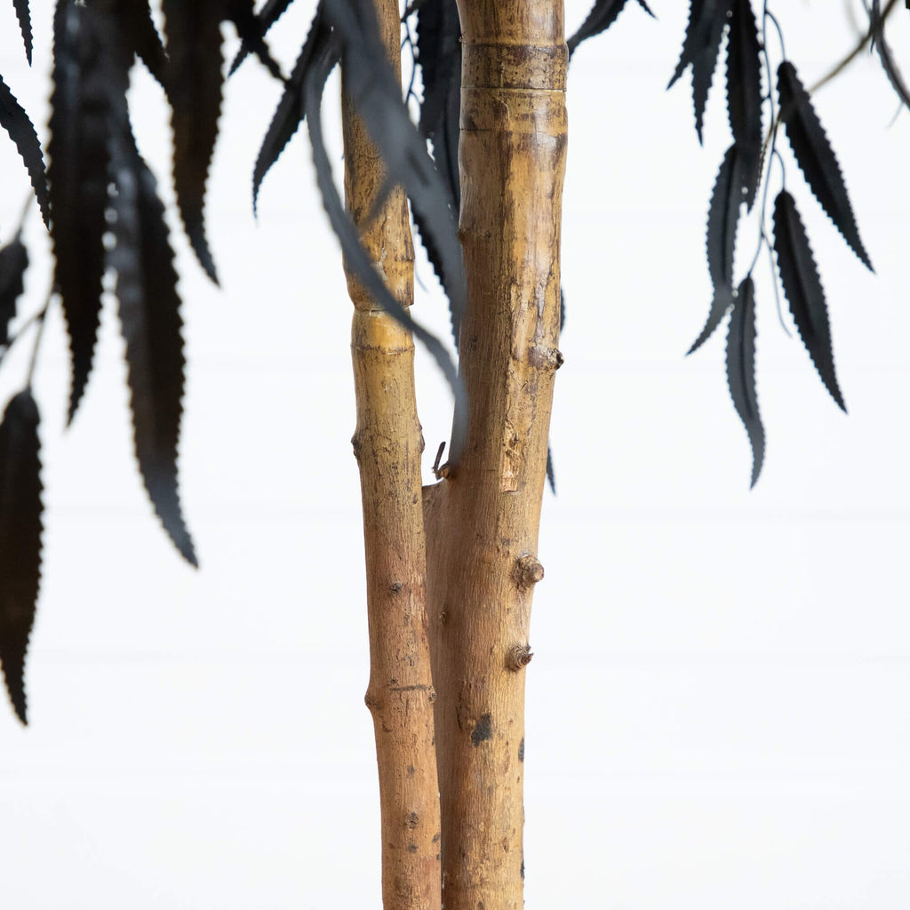 4' Artificial Halloween Black Willow Tree