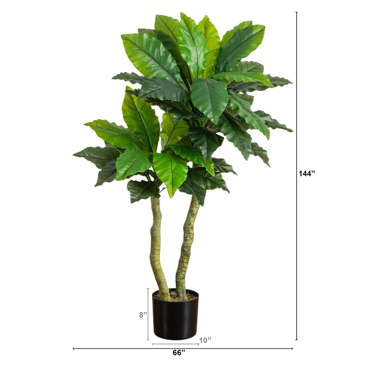 4' UV Resistant Artificial Bird Nest Fern Tree (Indoor/Outdoor)