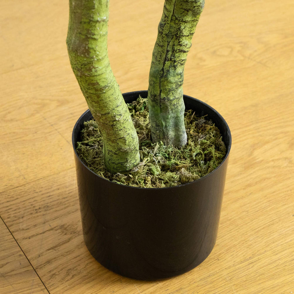4' UV Resistant Artificial Bird Nest Fern Tree (Indoor/Outdoor)