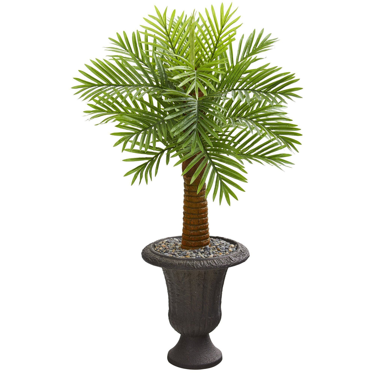 42” Robellini Palm Artificial Tree in Decorative Brown Urn
