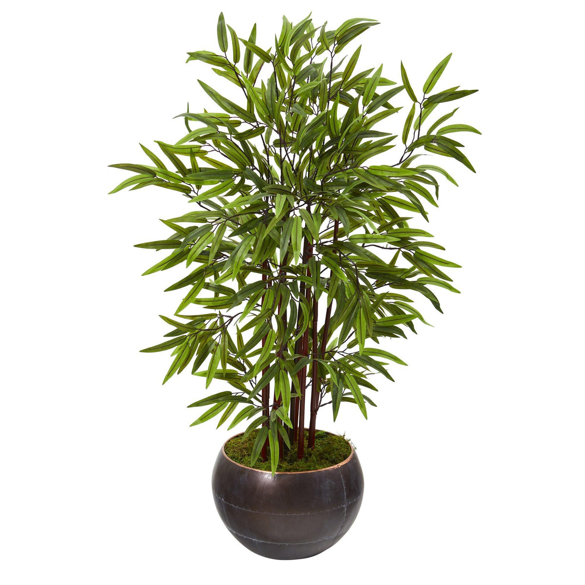 45” Bamboo Artificial Tree in Metal Bowl