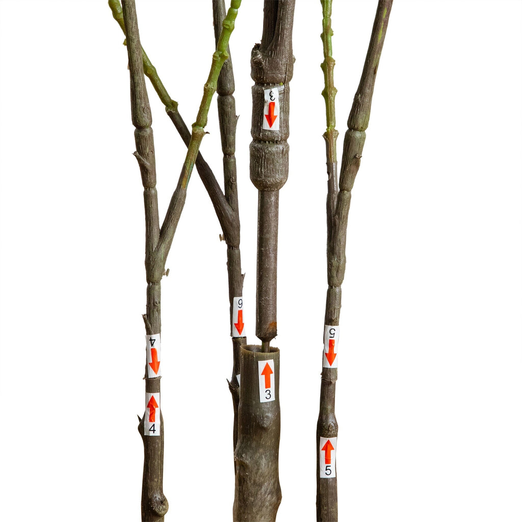 5' Artificial Heart Shaped Ficus Leaf Tree