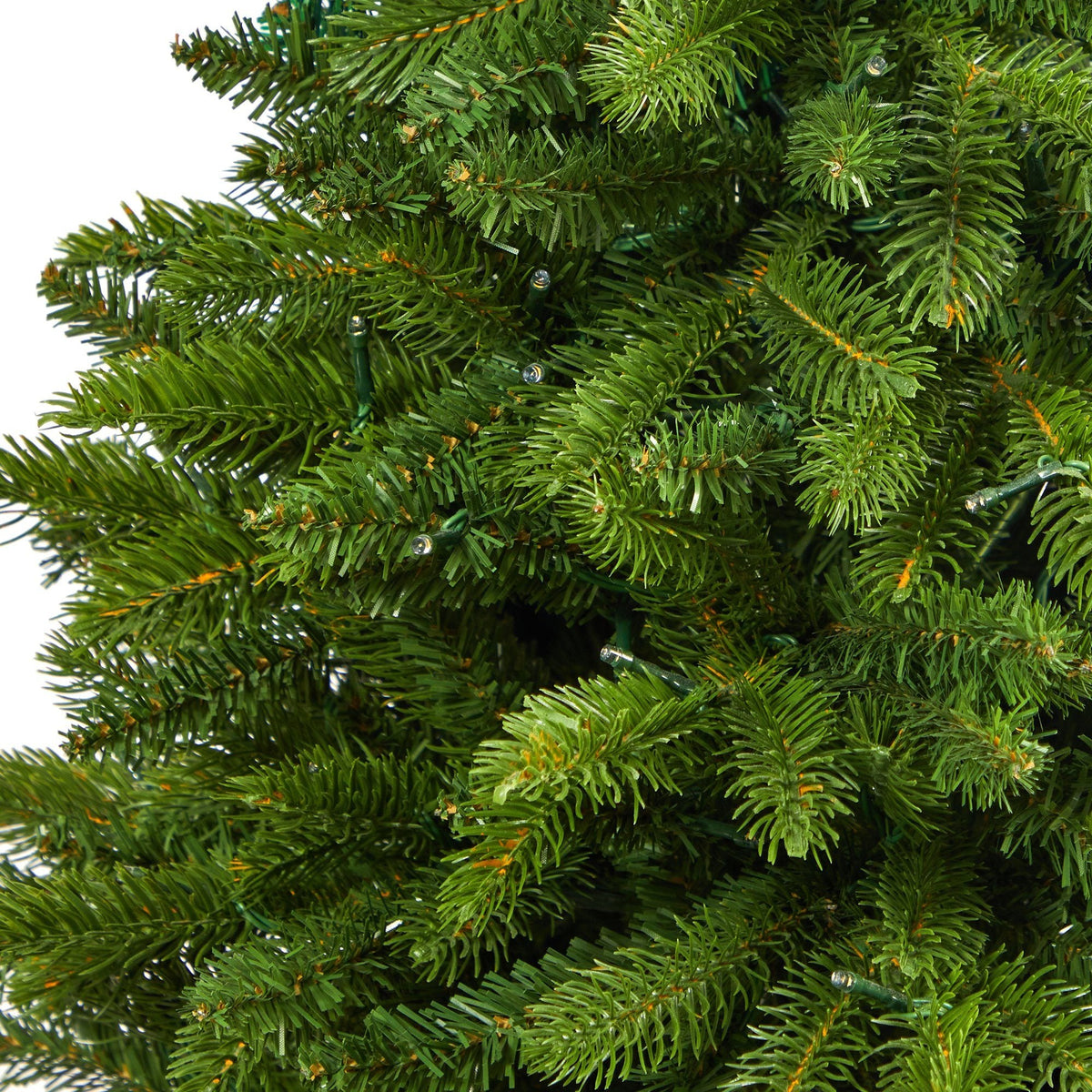 50” Sierra Spruce “Natural Look” Artificial Christmas Tree with 150 Clear LED Lights in White Planter