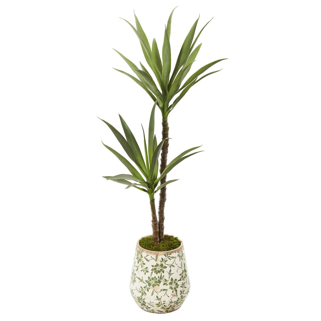 52” Yucca Artificial Plant in Floral Planter